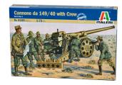 Italeri Canon Italien 149/40 et servants